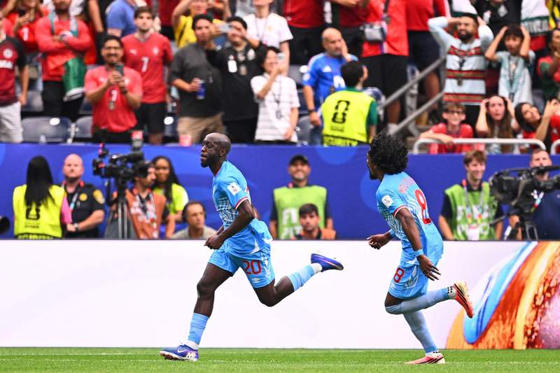 Image from: Portugal held 1-1 by DR Congo as Ronaldo gets record but no goal