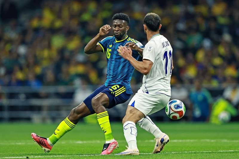 Image from: Diaz leads Colombia to 3-1 win over World Cup debutants Uzbekistan