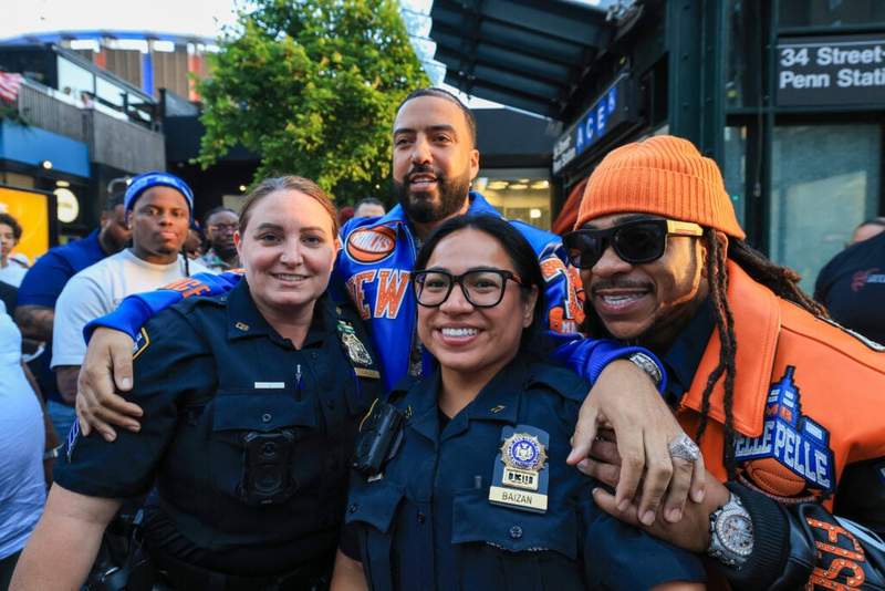 Image from: New York Knicks parade will feature largest NYPD deployment in city history