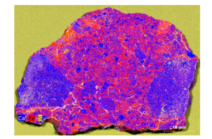 Image from: A Meteorite Sat in an African Desert for Years, and Scientists Have Only Just Discovered What It Contained