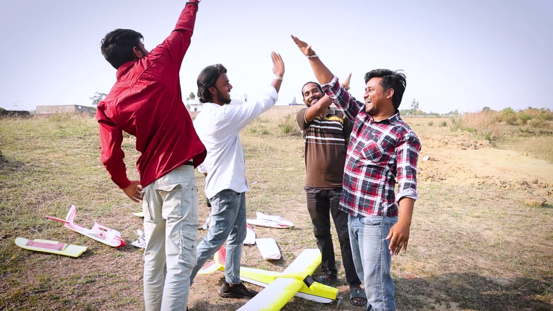 Image from: From a small room to the skies: Ranchi youths turn passion into innovation