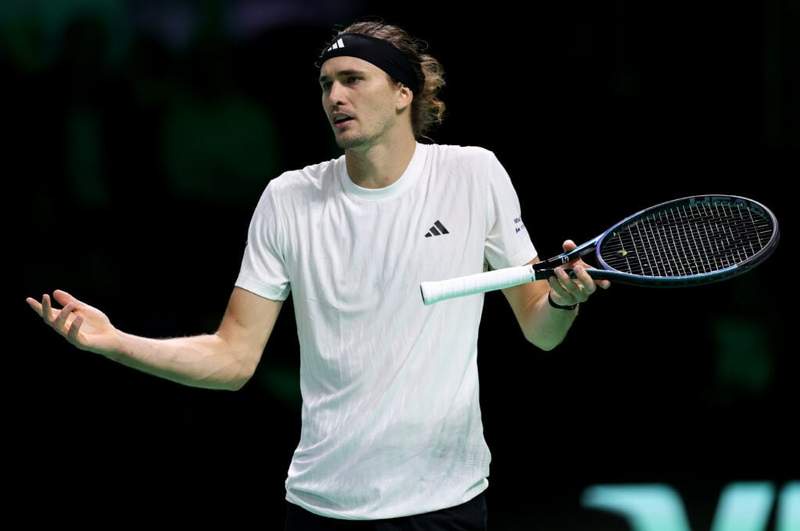 Image from: Alexander Zverev feeling the effects of Roland Garros title as Halle run continues