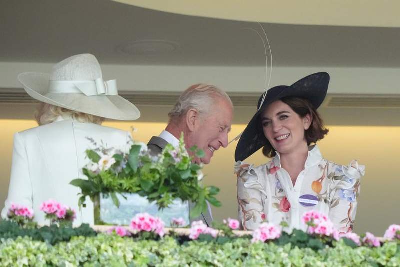 Image from: King Charles and Queen Camilla joined by Hollywood star in Royal Ascot procession