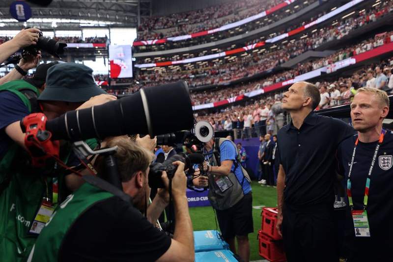 Image from: Fifa makes decision on Thomas Tuchel's complaints about photographers during national anthems