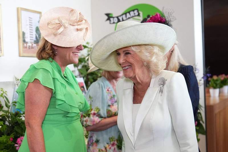 Image from: Queen Camilla says Royal Ascot showcases 'best of Britain' in rare candid interview