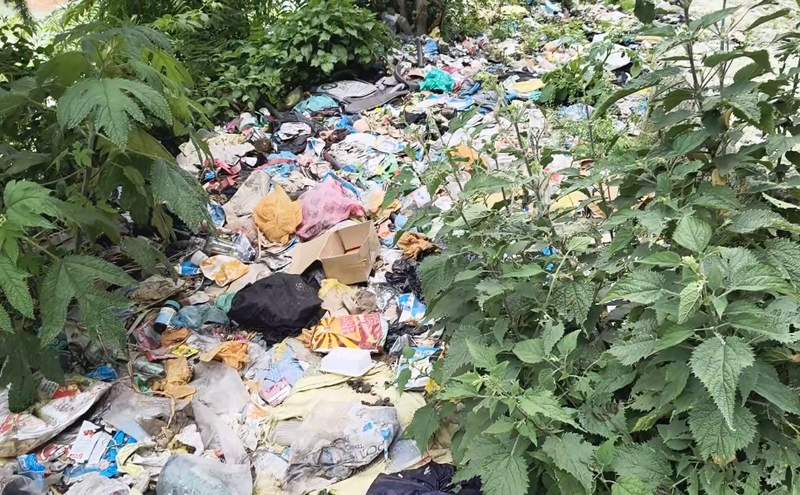 Image from: Himachal Pradesh: Garbage piles tarnish Manali's image amid peak tourist season