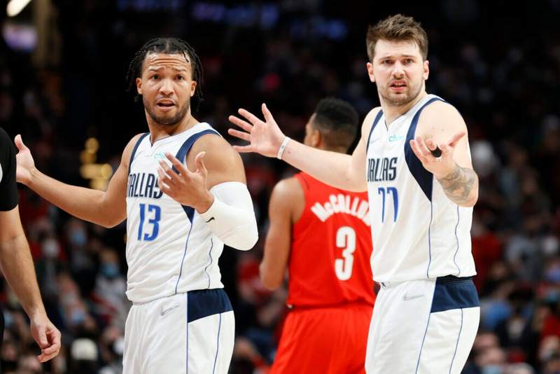 Image from: Jalen Brunson jokingly calls Luka Doncic ‘the worst teammate I’ve ever had’