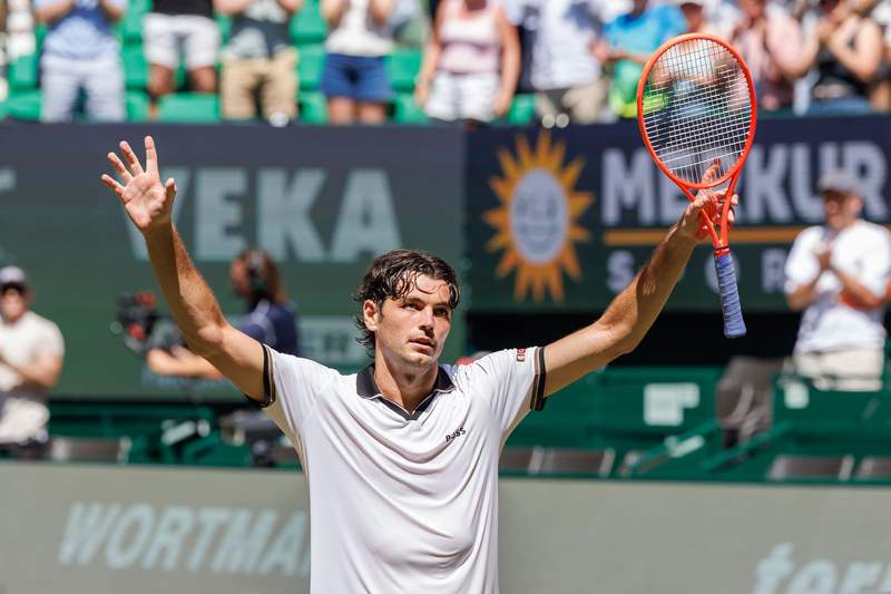 Image from: Fritz beats Shelton in Halle thriller six days after Stuttgart loss