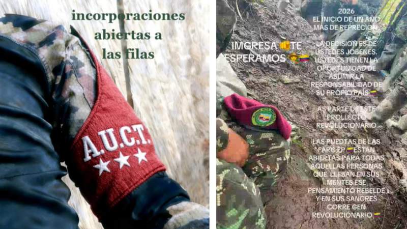 Image from: How armed groups in Colombia are using TikTok to recruit young people