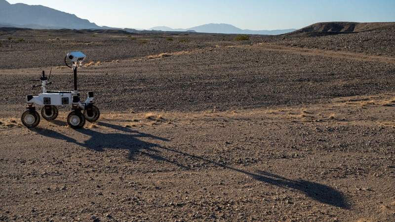 Image from: NASA Rover Breakthrough Testing Pushes Moon And Mars Exploration Toward Faster, Smarter Travel