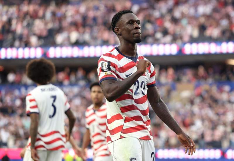 Image from: USMNT fans belt out new chant for Folarin Balogun at World Cup 2026