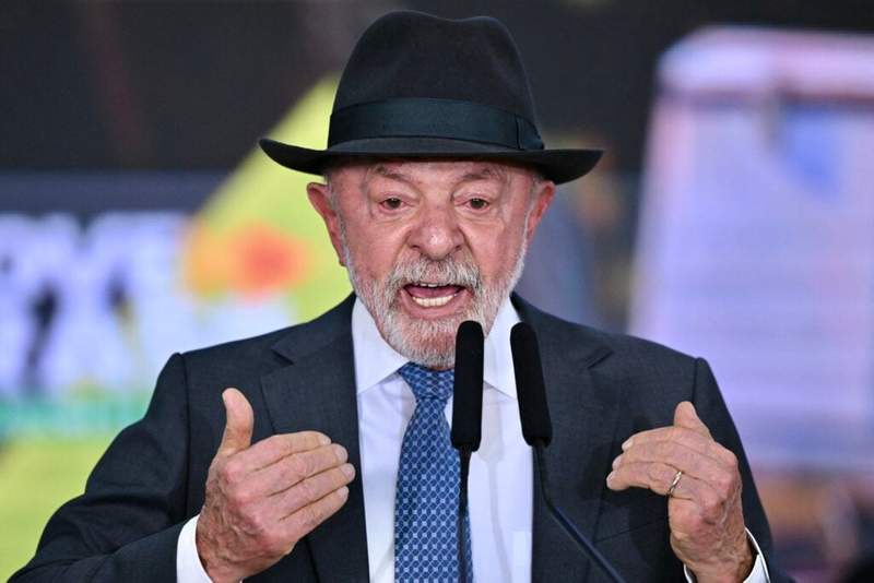 Image from: Brazil president Lula pokes fun at Neymar over World Cup injury absence