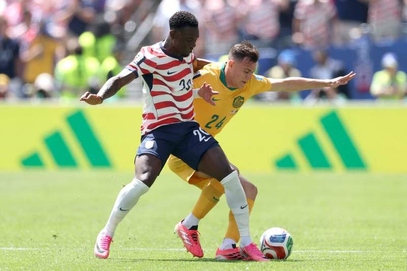 Image from: Christian Pulisic’s verdict on Folarin Balogun as new USMNT star is born at 2026 World Cup
