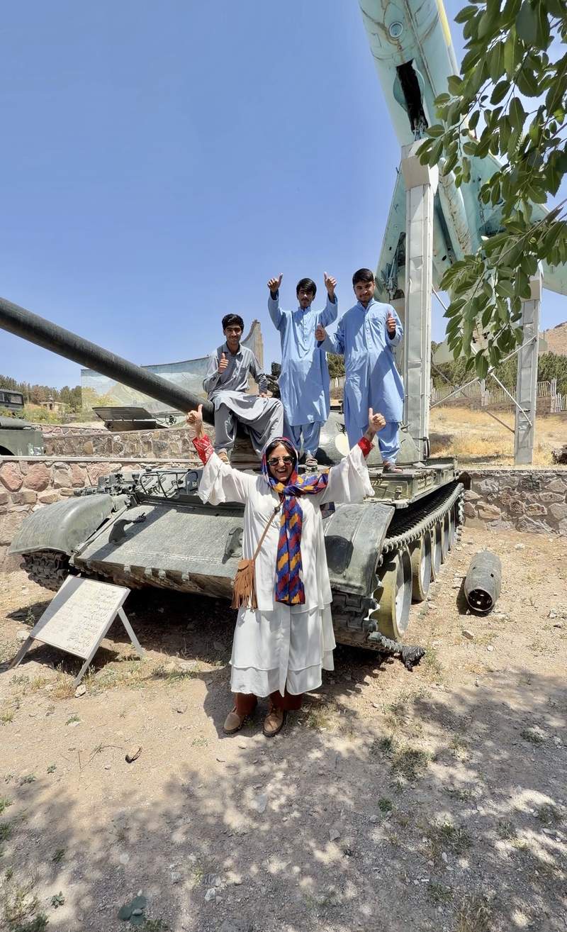 Image from: Indian woman solo traveller’s Afghanistan journey goes viral