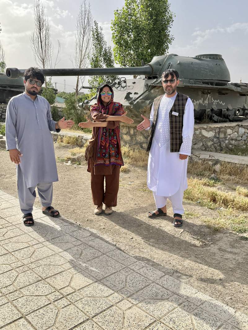 Image from: Indian woman solo traveller’s Afghanistan journey goes viral