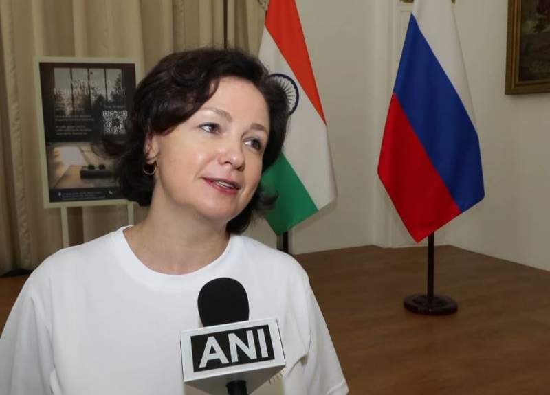 Image from: 'Grateful to PM Modi for taking Yoga international': Russian Embassy hosts Yoga session