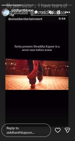 Image from: "My jaan sister...": Siddhant Kapoor shares heartfelt reaction to Shraddha Kapoor's 'Eetha' teaser