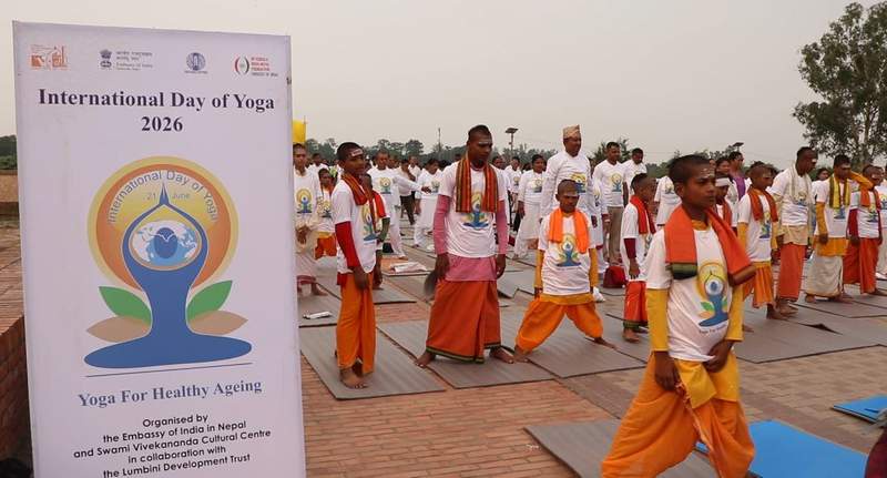 Image from: Indian missions gear up ahead of 12th International Yoga Day
