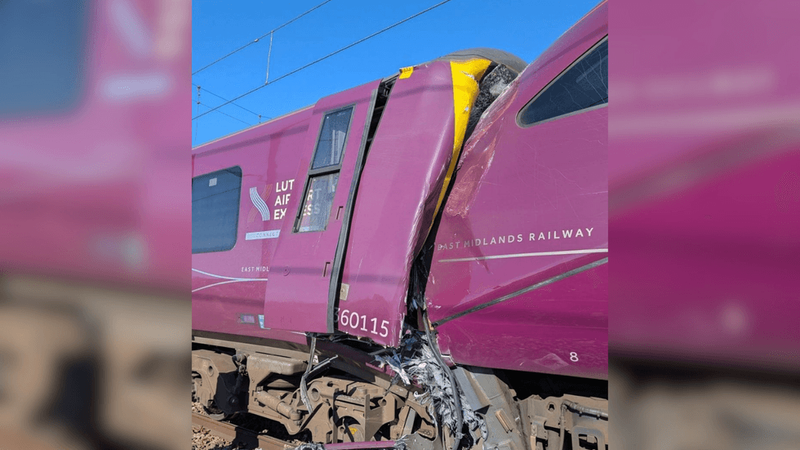 Image from: King Charles left 'saddened' by Bedford train crash as monarch releases statement