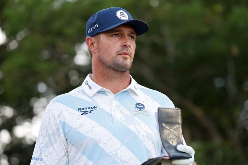 Image from: Bryson DeChambeau to be hit with big penalty if he makes PGA Tour return with many players against it