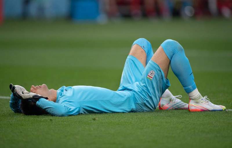 Image from: Alex Freeman incident in USA vs. Australia brings FIFA under fire for World Cup protocols