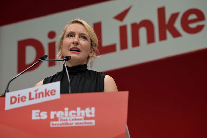 Image from: Germany's Left aims for 20% of the vote as new leadership is chosen