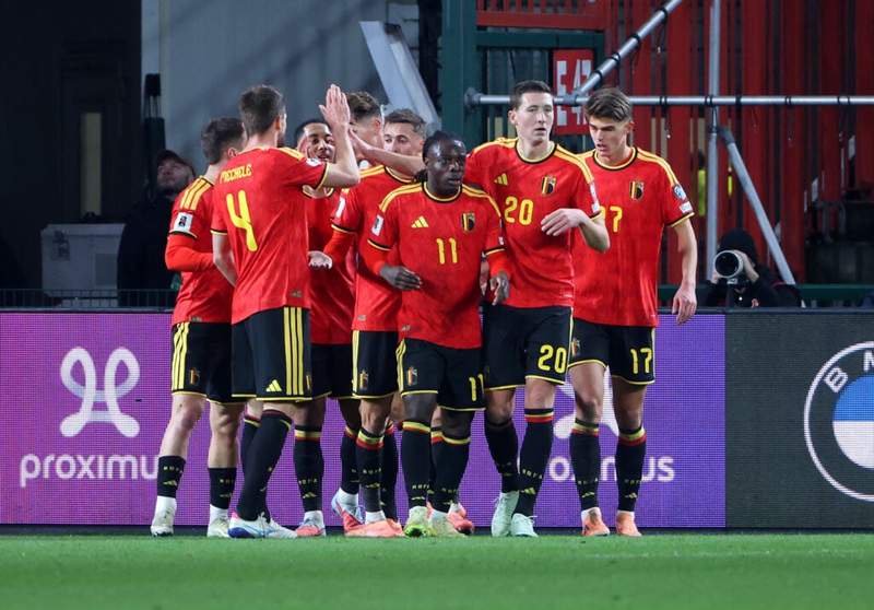 Image from: Jeremy Doku will leave Belgium’s World Cup camp in July for birth of first child, likely during QFs