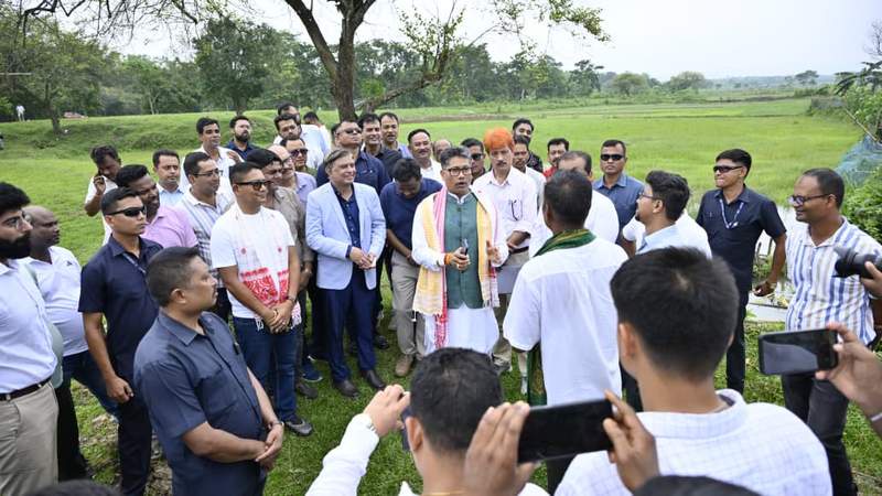 Image from: Assam Irrigation Minister Pijush Hazarika visits key irrigation projects at Boko-Chaygaon