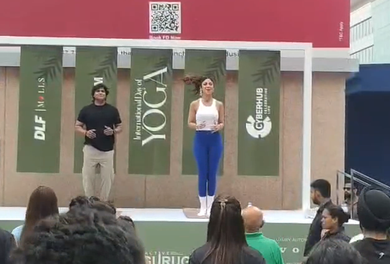 Image from: Shilpa Shetty participate in International Yoga Day celebrations 2026