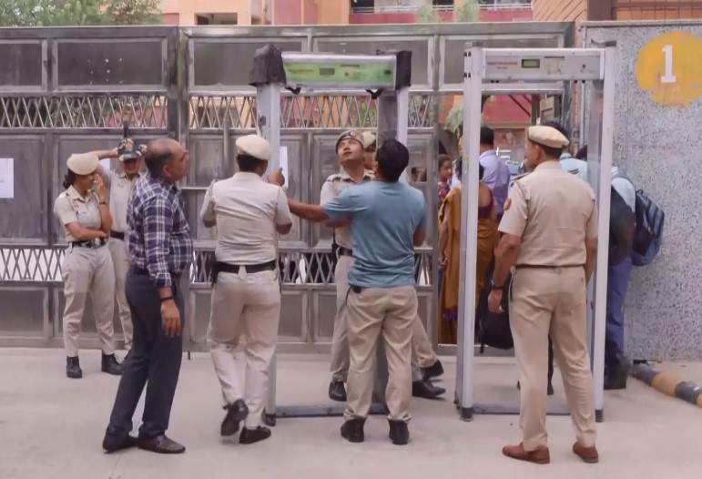 Image from: NEET-UG re-exam: Security heightens outside centres across nation, cooling zones set up in Delhi