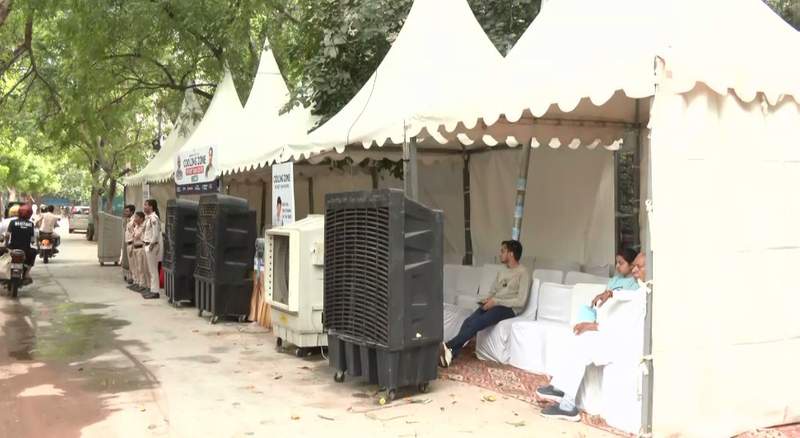 Image from: NEET-UG re-exam: Security heightens outside centres across nation, cooling zones set up in Delhi