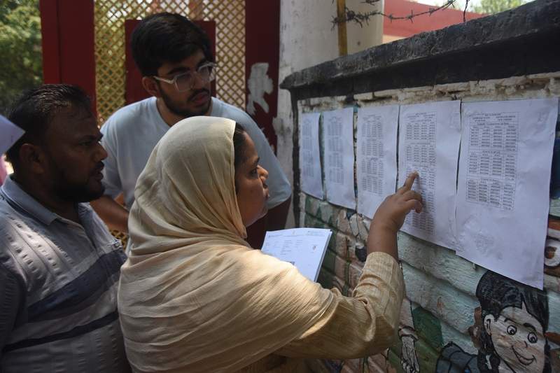 Image from: Candidates across India appear for NEET-UG 2026 re-examination