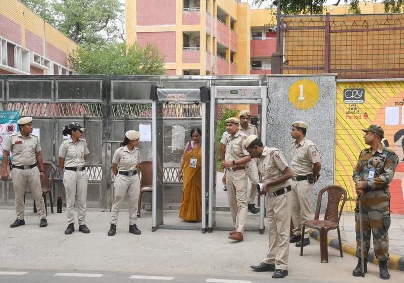 Image from: Candidates across India appear for NEET-UG 2026 re-examination