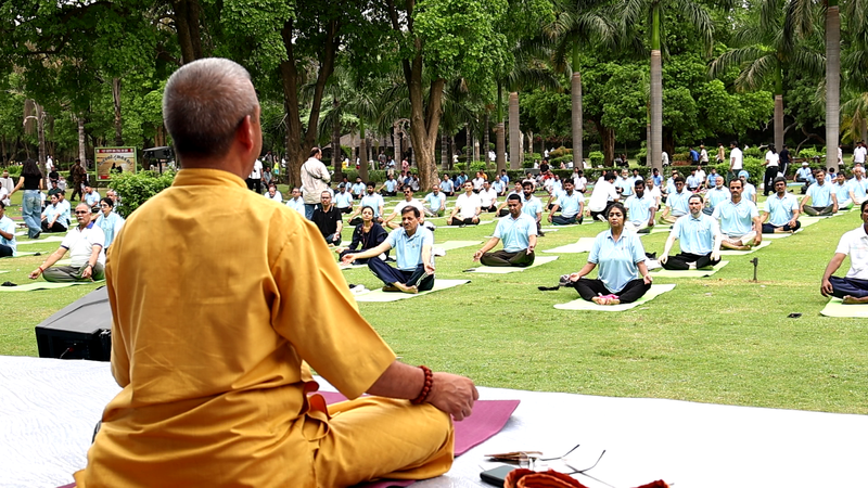 Image from: Ministry of Jal Shakti celebrates 12th International Yoga Day 2026 in New Delhi