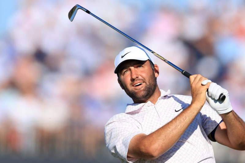 Image from: Scottie Scheffler says whether he actually wants to play with Wyndham Clark on Sunday at the US Open