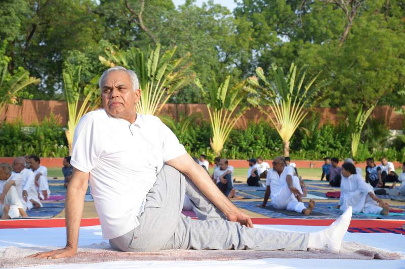 Image from: Yoga is not just exercise, but an excellent art of living: Gujarat Governor Acharya Devvrat