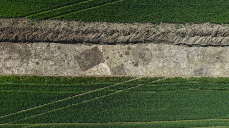Image from: Archaeologists Were Digging in a German Field for a Wind Project and Found a Medieval Town Lost for 600 Years