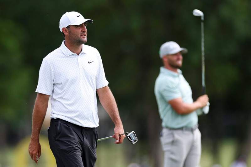 Image from: Wyndham Clark admits how he feels about being paired with Scottie Scheffler on Sunday at the US Open