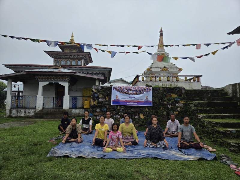 Image from: West Bengal embraces International Yoga Day spirit across statewide urban, rural venues