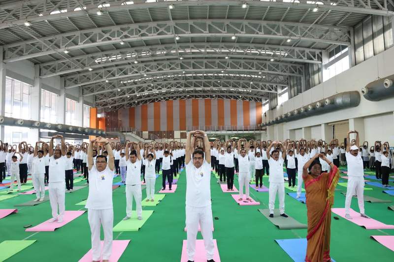 Image from: Yoga essential for physical, mental well-being: Tripura CM Saha