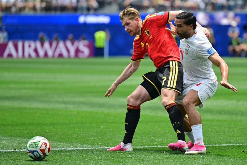 Image from: Iran and 10-man Belgium draw 0-0 to leave both sides on two points