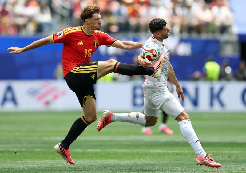 Image from: Iran and 10-man Belgium draw 0-0 to leave both sides on two points