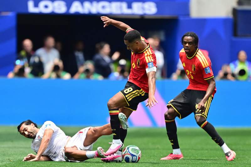 Image from: Iran and 10-man Belgium draw 0-0 to leave both sides on two points