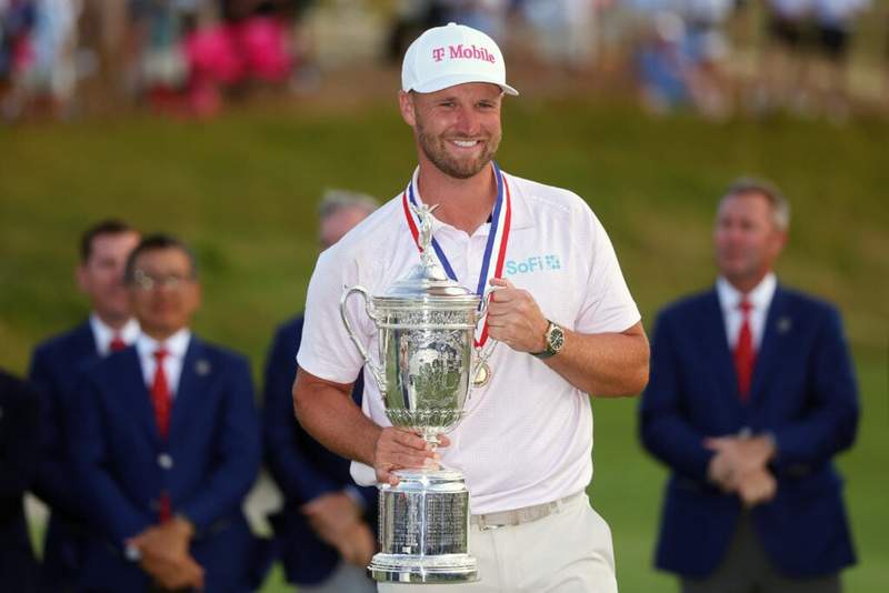 Image from: Wyndham Clark issues a statement to fans who abused him throughout the final round of the US Open