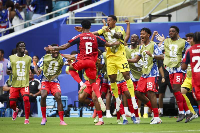 Image from: Cape Verde score maiden World Cup goal as they hold Uruguay to draw