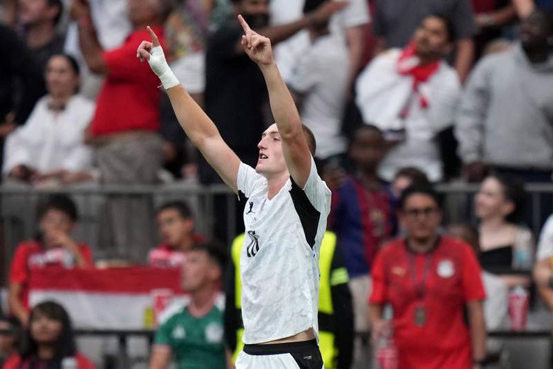 Image from: Salah scores as Egypt beat New Zealand for first-ever World Cup win