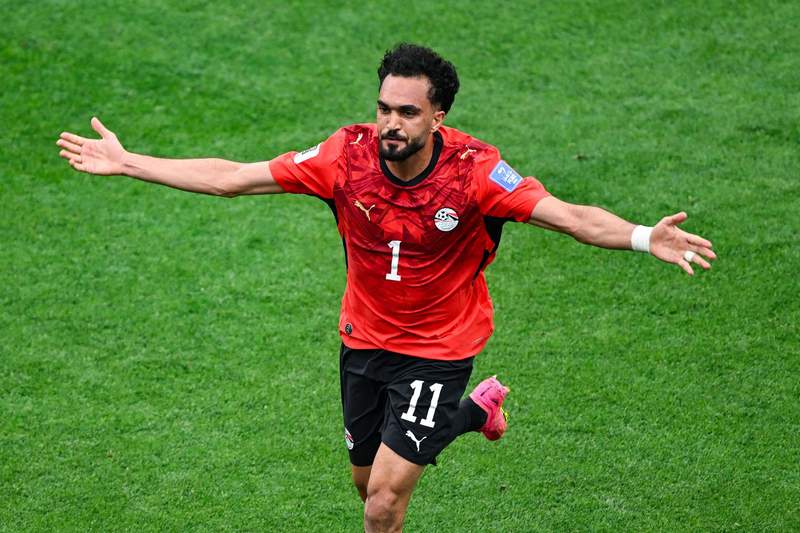 Image from: Salah scores as Egypt beat New Zealand for first-ever World Cup win
