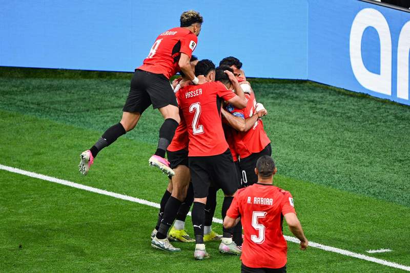 Image from: Salah scores as Egypt beat New Zealand for first-ever World Cup win