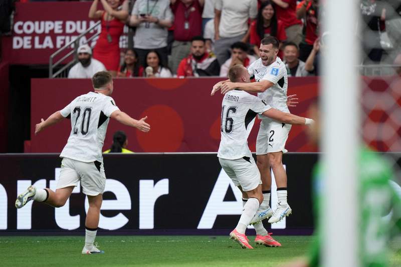 Image from: Salah scores as Egypt beat New Zealand for first-ever World Cup win