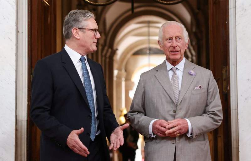 Image from: King will meet with Keir Starmer in just two days after Prime Minister's resignation